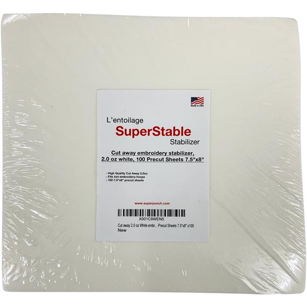 2.0 oz White Cutaway Stabilizer - View 4
