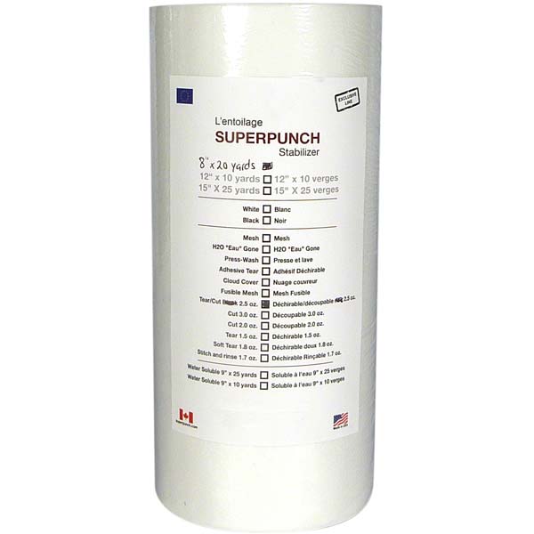 2,5 oz stabilisateur pour brodeuse, prédécoupé, 8 po x 20 verges - View 4