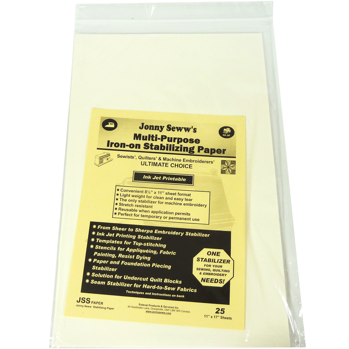 Papier Stabilisateur Thermocollant Multi-Usage – Pour Broderie, Couture et Quilting - View 3