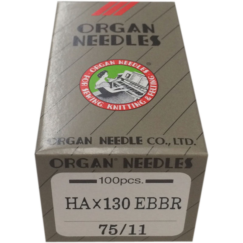 75/11 EBBR – Aiguille Organ pour Brother PR & BabyLock Professional 6&10 - View 1