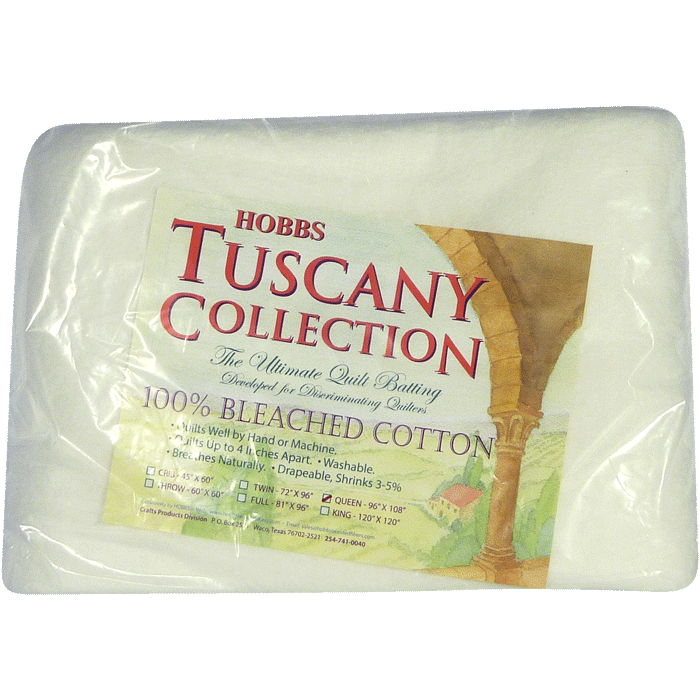 Tuscany Collection 100% Bleached Cotton Batting - View 1