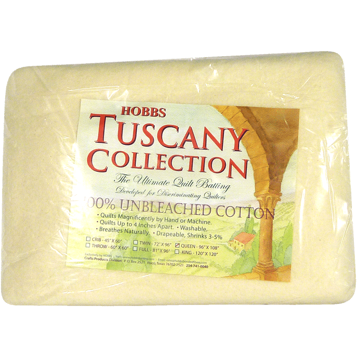 Tuscany Collection 100% Unbleached Cotton Batting - View 1