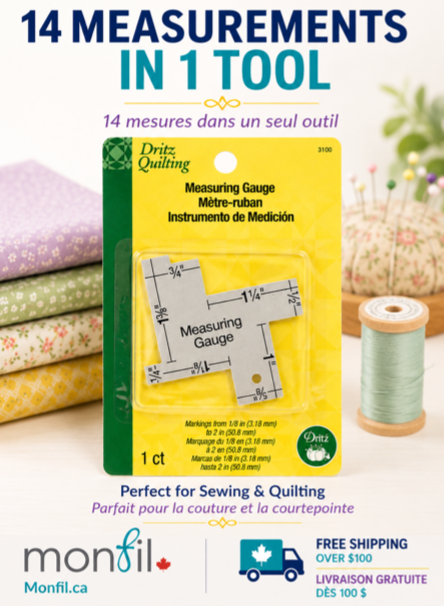 Jauge de mesure (14 en 1) – Dritz Quilting - View 3