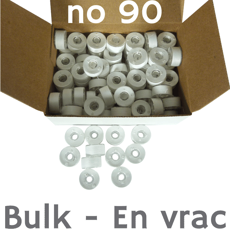 Bobines en polyester Clear-Spun – No. 90 Classe 15/A – Pour machines domestiques - View 3