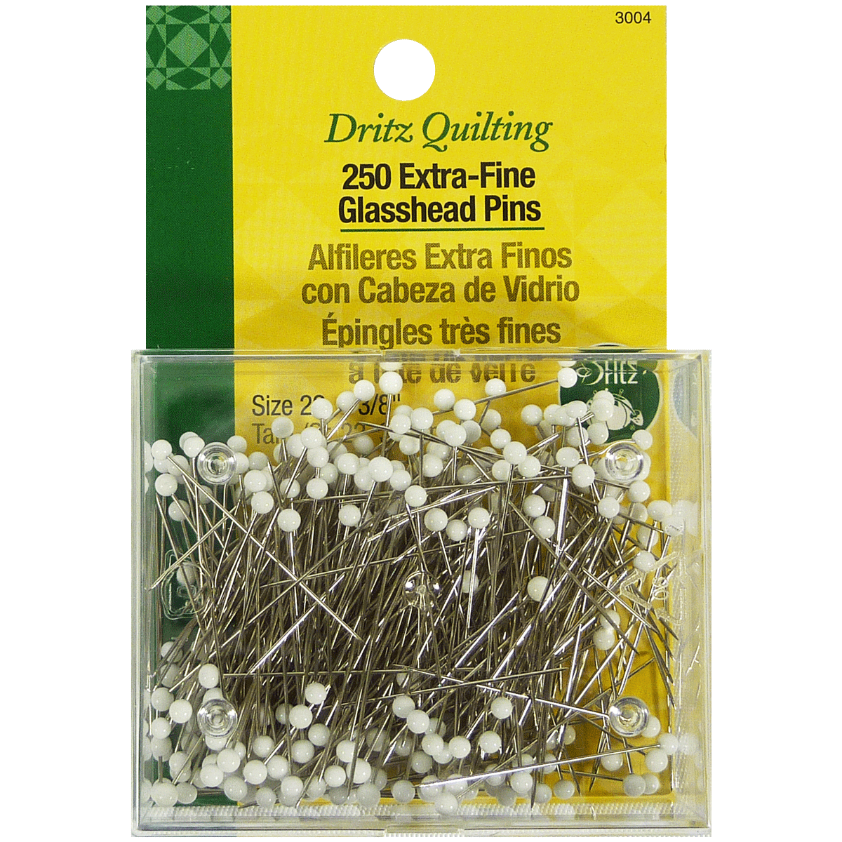 250 épingles en verre extra-fines – Dritz Quilting - View 1