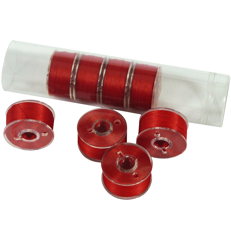 Clear-Glide Bobbins Class 15/A 60wt. – 8 bobbins/tube – For Domestic Machines - View 4