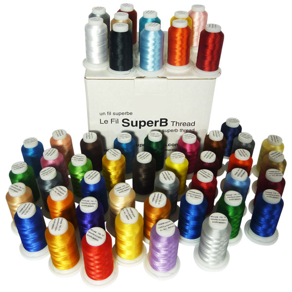 SuperB Embroidery Thread 1000m - View 2