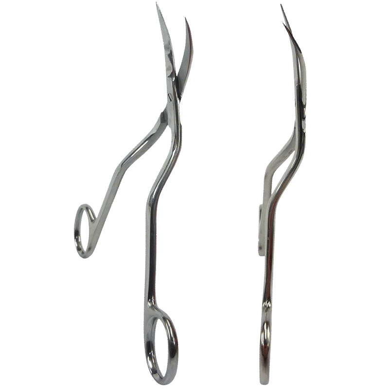 Doubled Curved Embroidery Scissors - View 2