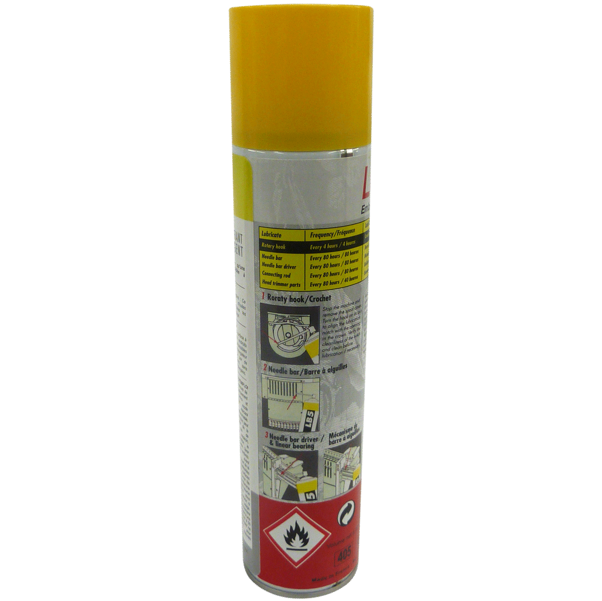 LB5 Embroidery Machine Spray Lubricant - View 1