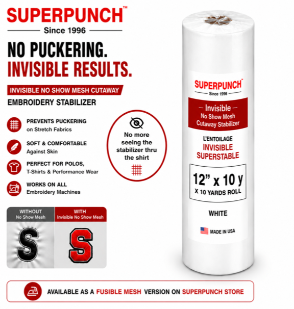 Stabilisateur prédécoupé en mesh invisible de 1,5 oz - View 3