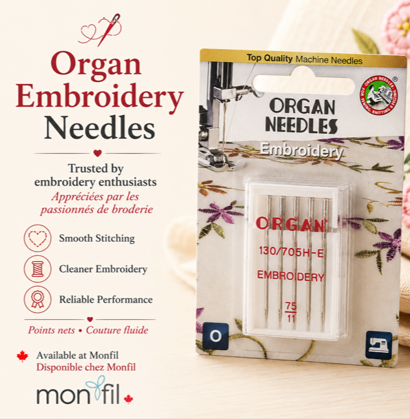 Aiguilles Organ pour broderie - View 2