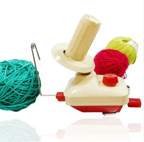 Dévidoir manuel portable pour pelotes de laine – Outil de tricot et crochet en plastique avec système d’enroulement DIY - View 2
