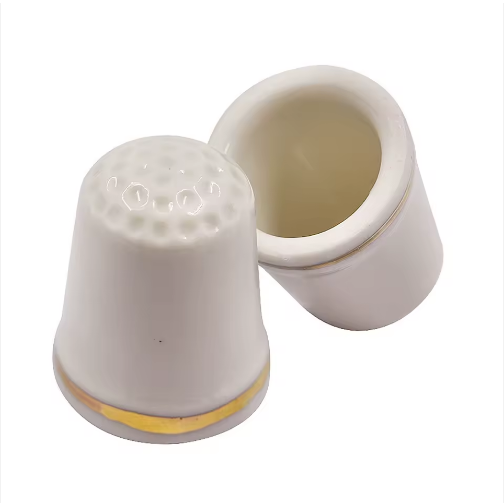 Porcelain Handmade Sewing Thimble Ceramic Finger Protector Needlework Sewing Tool Accessories Ceramic Thimble Souvenirs - View 4