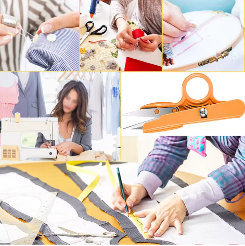 Ciseaux coupe-fil pour laine et broderie en acier inoxydable – Outil de couture et de point de croix pour quilting et travaux d’aiguille - View 4